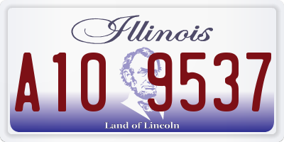 IL license plate A109537