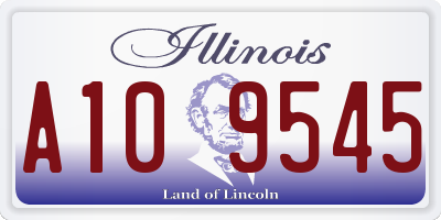 IL license plate A109545