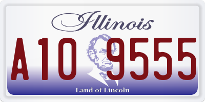 IL license plate A109555
