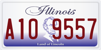 IL license plate A109557