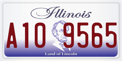 IL license plate A109565
