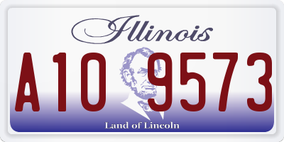 IL license plate A109573