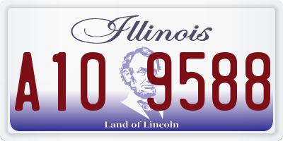 IL license plate A109588