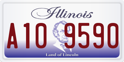 IL license plate A109590