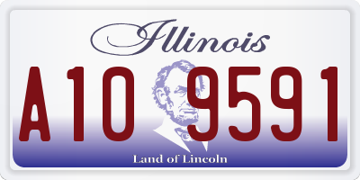 IL license plate A109591