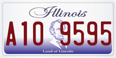 IL license plate A109595