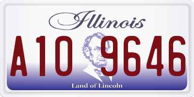 IL license plate A109646