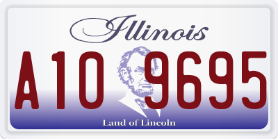 IL license plate A109695