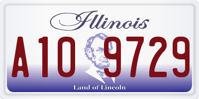 IL license plate A109729