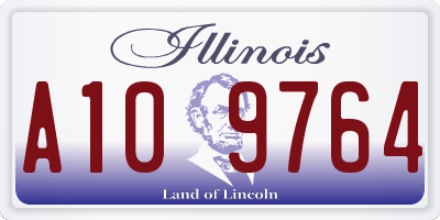IL license plate A109764