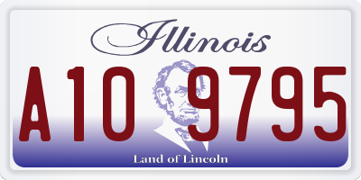 IL license plate A109795
