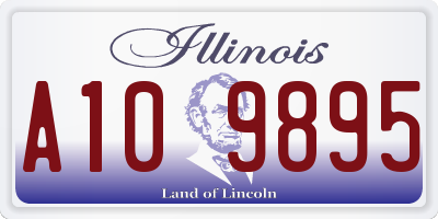 IL license plate A109895