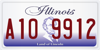 IL license plate A109912