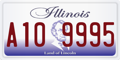 IL license plate A109995