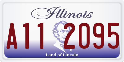 IL license plate A112095