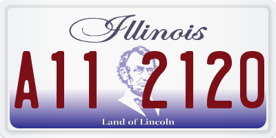 IL license plate A112120