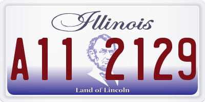 IL license plate A112129