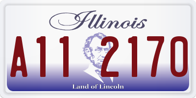 IL license plate A112170