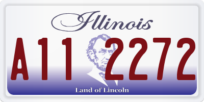 IL license plate A112272