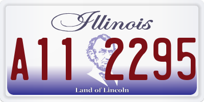 IL license plate A112295