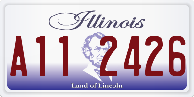 IL license plate A112426