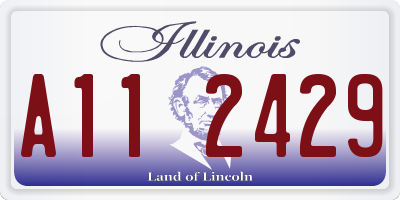 IL license plate A112429