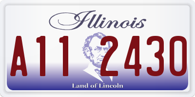 IL license plate A112430