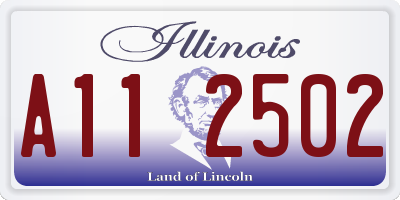 IL license plate A112502