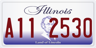 IL license plate A112530
