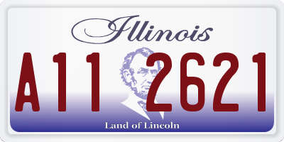 IL license plate A112621