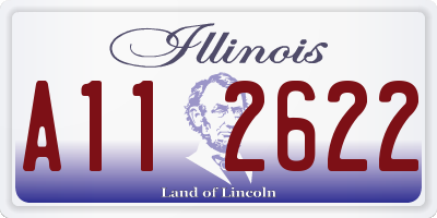 IL license plate A112622
