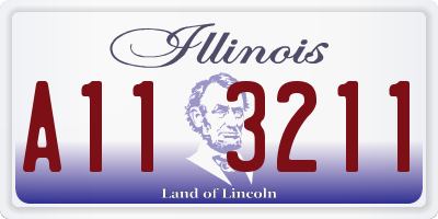IL license plate A113211