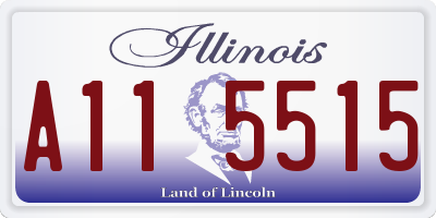 IL license plate A115515