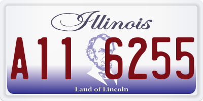 IL license plate A116255