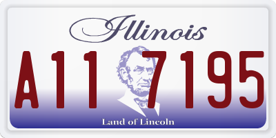 IL license plate A117195