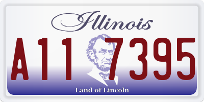 IL license plate A117395