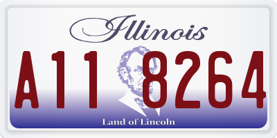 IL license plate A118264