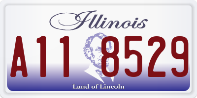 IL license plate A118529