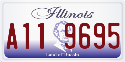 IL license plate A119695