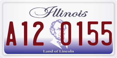 IL license plate A120155