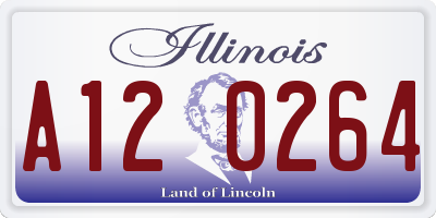 IL license plate A120264