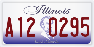 IL license plate A120295