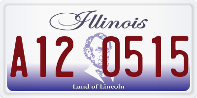 IL license plate A120515