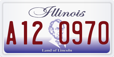 IL license plate A120970
