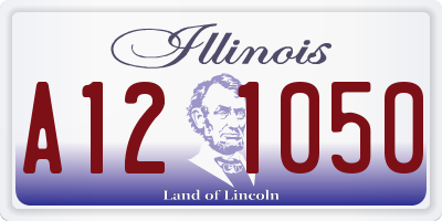 IL license plate A121050