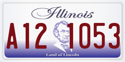IL license plate A121053