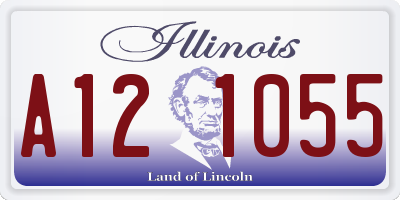IL license plate A121055