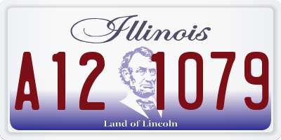 IL license plate A121079