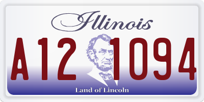 IL license plate A121094