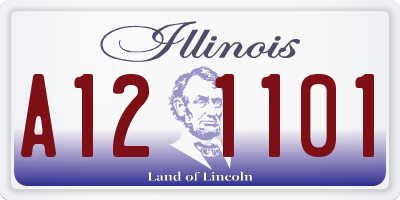 IL license plate A121101
